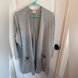 Donni. ribbed sweater coat. One size fits all-plus size